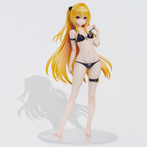 Collectibles - To Love Ru Darkness Swimsuit Series PVC Figure 1/4 Golden Darkness 39 cm