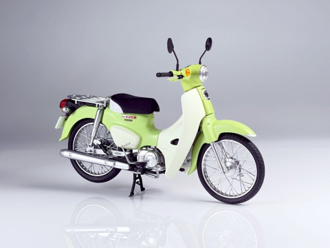 Tohoku Zunko/Zundamon Project Plastic Model Kit 1/12 Honda Super Cub Zundamon Edition 11 cm [6]