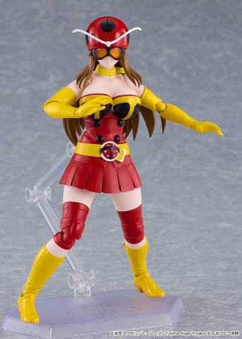 Tojima Wants to Be a Kamen Rider Figma Action Figure Yuriko Okada (Electro-Wave Human Tackle Ver.) 14 cm [4]