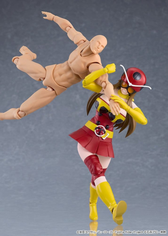 Tojima Wants to Be a Kamen Rider Figma Action Figure Yuriko Okada (Electro-Wave Human Tackle Ver.) 14 cm [2]