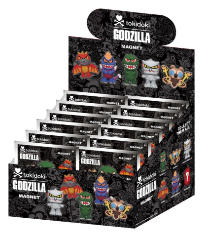 Casa si Cadouri - Tokidoki x Godzilla Magnets Blind Pack Serie 1 Display (12)