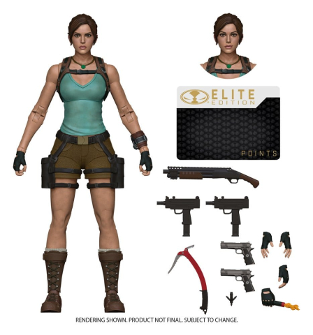 Jucarii - Tomb Raider: Legacy of Atlantis McFarlane Elite Edition Deluxe Action Figure Lara Croft (Tomb Raider: Legacy of Atlantis) #25 18 cm