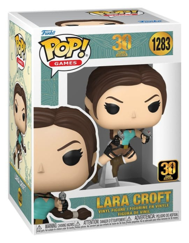 PRECOMENZI - Tomb Raider POP! Games Vinyl Figure Lara Croft (30th Anniversary) 9 cm