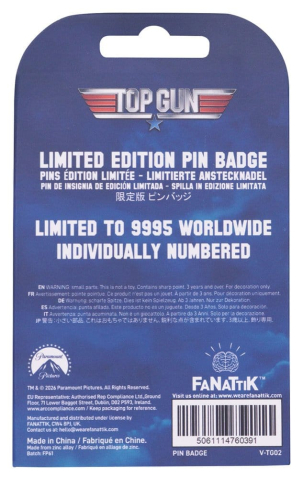 Top Gun Pin Badge Moving Limited Edition [0]