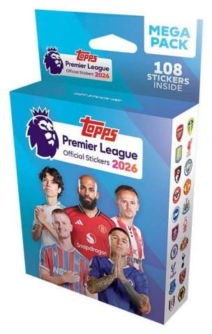 Pop Culture - Topps Premier League 2025/26 – Sticker Collection Mega Pack