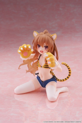 Toradora! Desktop Cute PVC Figure Taiga Aisaka (Tiger Costume Swimwear Ver.) 13 cm [7]