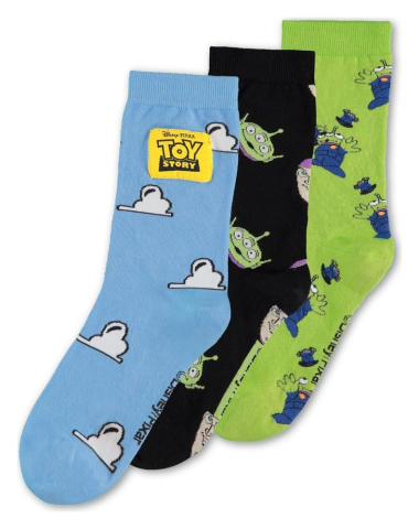 PRECOMENZI - Toy Story 5 Socks 3-Pack Crew 35-38