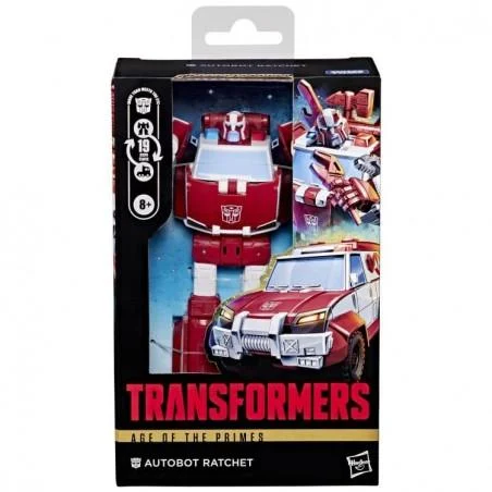 Figurine - Transformers Age of the Primes - Autobot Ratchet Deluxe Action Figure 14.5 cm