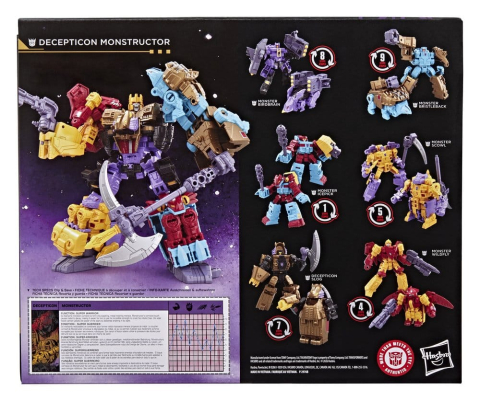 Transformers Age of the Primes Decepticon Monstructor - Set 6 Figurine Hasbro [1]