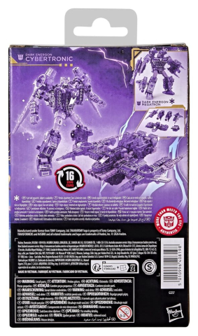 PRECOMENZI - Transformers Age of the Primes Deluxe Class Action Figure Dark Energon Cybertronic 14 cm