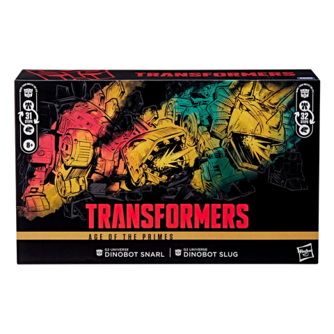 Transformers Age of the Primes Leader Class Action Figure G2 Universe Dinobots Snarl & Slug 19 cm [3]