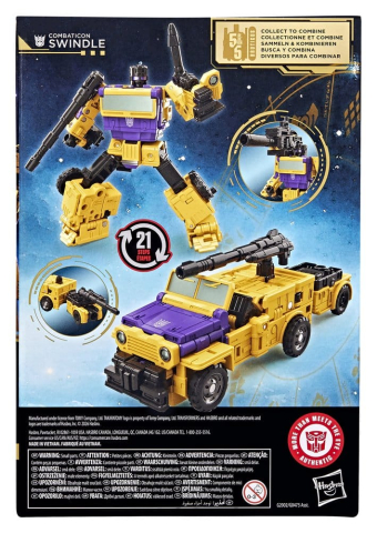 PRECOMENZI - Transformers Age of the Primes Voyager Class Action Figure Combaticon Swindle 17 cm
