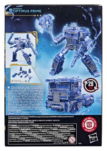 PRECOMENZI - Transformers Age of the Primes Voyager Class Action Figure Energon Optimus Prime 17 cm