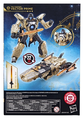 Jucarii - Transformers Age of the Primes Voyager Class Action Figure The Thirteen Vector Prime 18 cm