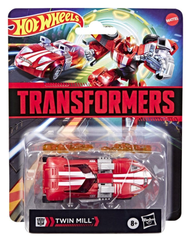 Transformers Collaborative Hot Wheels x Transformers Deluxe Class Action Figure Twin Mill 13 cm [4]