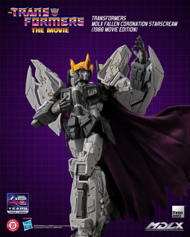 Transformers MDLX Action Figure Fallen Coronation Starscream (1986 Movie Edition) 20 cm [3]