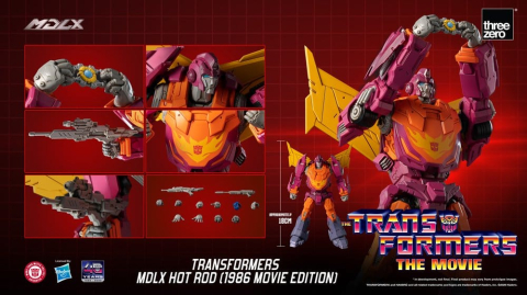 Transformers MDLX Action Figure Hot Rod (1986 Movie Edition) 18 cm [10]