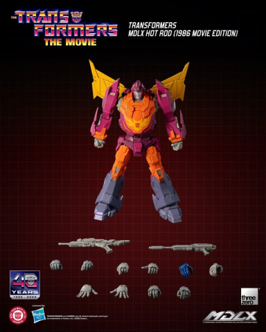 PRECOMENZI - Transformers MDLX Action Figure Hot Rod (1986 Movie Edition) 18 cm