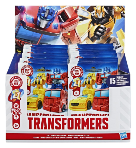 Transformers Mini Action Figures 4 cm Tiny Turbo Changers Blind Box Display (24) [14]