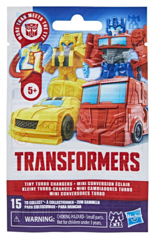 Transformers Mini Action Figures 4 cm Tiny Turbo Changers Blind Box Display (24) [22]