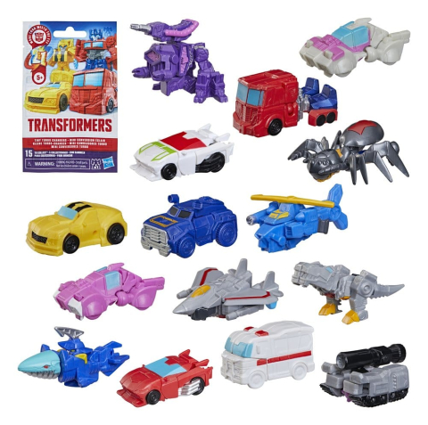 Transformers Mini Action Figures 4 cm Tiny Turbo Changers Blind Box Display (24) [5]