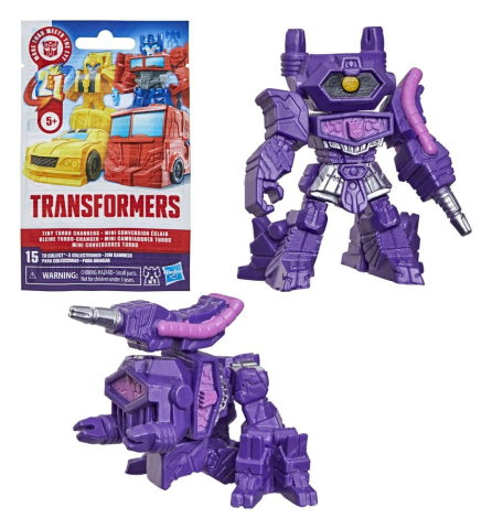 Transformers Mini Action Figures 4 cm Tiny Turbo Changers Blind Box Display (24) [12]