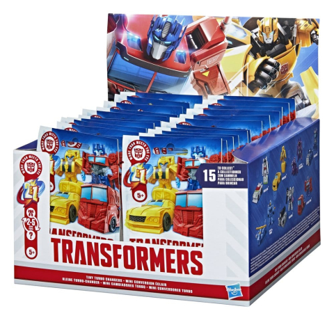 Transformers Mini Action Figures 4 cm Tiny Turbo Changers Blind Box Display (24) [23]