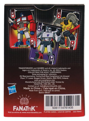 Transformers Playing Cards Display (12) [3]