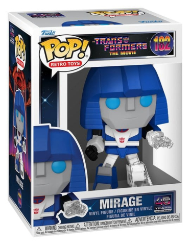 PRECOMENZI - Transformers POP! Retro Toys Vinyl Figure Mirage 9 cm