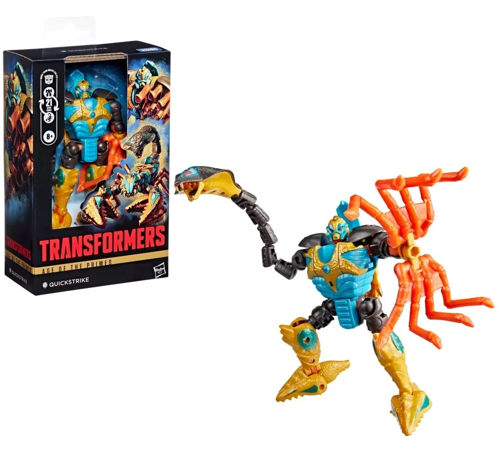 Figurine - Transformers Quickstrike Age of the Primes Deluxe Class Figurina 14 cm