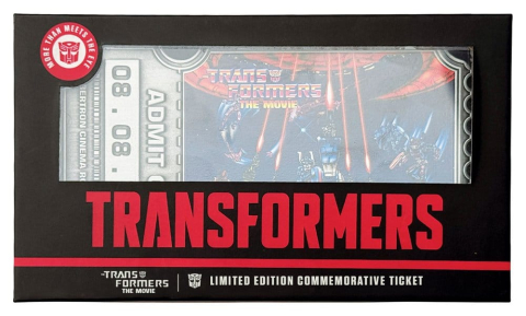 Transformers Replica The Movie 40th Anniversary Movie Ticket Limited Edition 9 x 16 cm [2]
