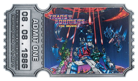 Transformers Replica The Movie 40th Anniversary Movie Ticket Limited Edition 9 x 16 cm [3]