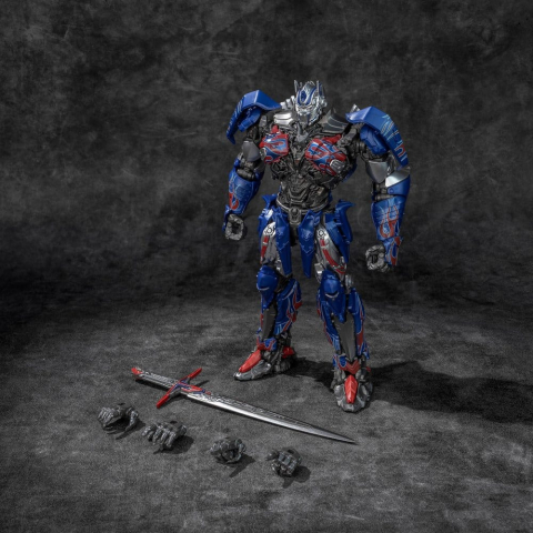 Jucarii - Transformers: The Last Knight AMK Series Plastic Model Kit Optimus Prime 20 cm