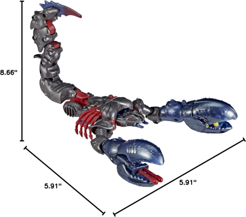 Transformers Vintage Beast Wars Predacon Scorponok – Figurina Retro Convertibila [3]