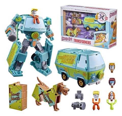 Transformers x Scooby-Doo Action Figure 2-Pack Mysterious Prime & Automutt 15 cm [1]