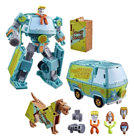 Transformers x Scooby-Doo Action Figure 2-Pack Mysterious Prime & Automutt 15 cm [6]