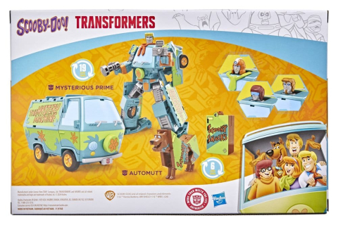 Transformers x Scooby-Doo Action Figure 2-Pack Mysterious Prime & Automutt 15 cm [0]