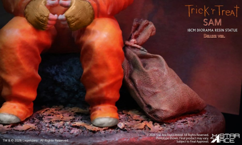 Trick R Treat Diorama Resin Statue Sam DX 18 cm [4]