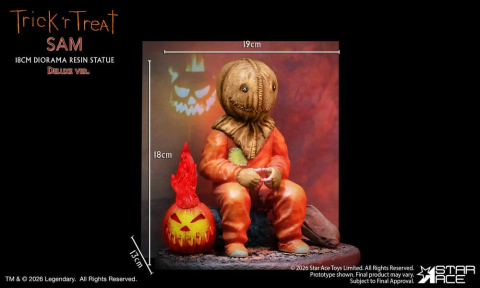 Trick R Treat Diorama Resin Statue Sam DX 18 cm [5]