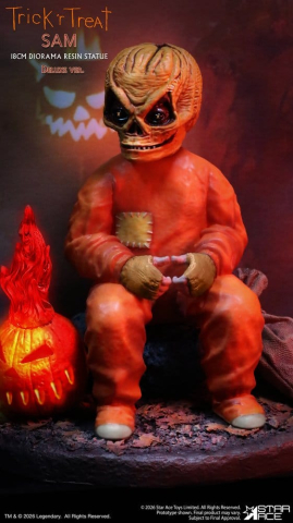Trick R Treat Diorama Resin Statue Sam DX 18 cm [8]