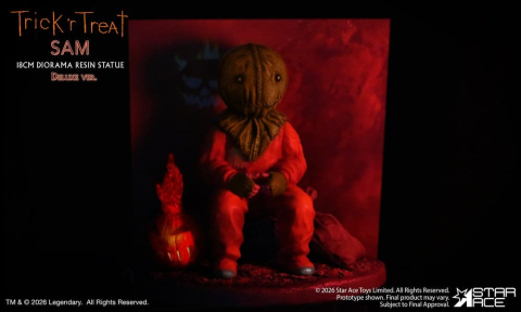 PRECOMENZI - Trick R Treat Diorama Resin Statue Sam DX 18 cm