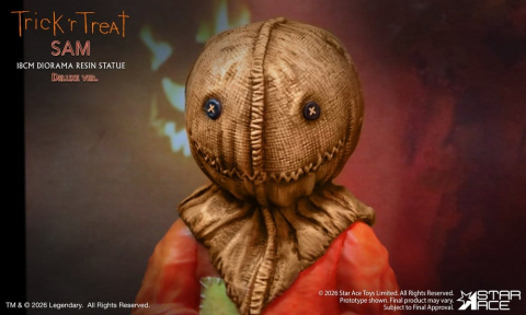Trick R Treat Diorama Resin Statue Sam DX 18 cm [6]