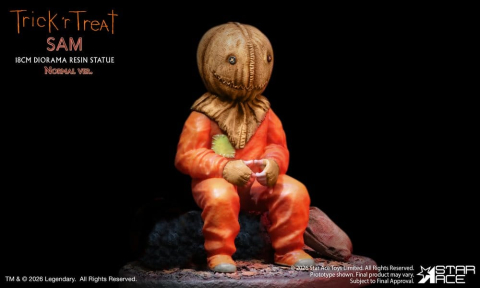 PRECOMENZI - Trick R Treat Diorama Resin Statue Sam NX 18 cm