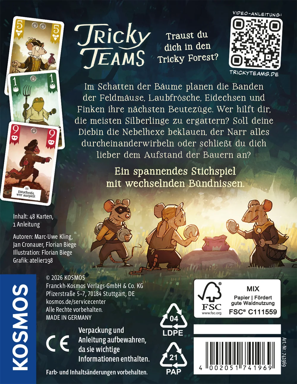 Tricky Teams - Joc de Carti KOSMOS in Limba Germana [1]
