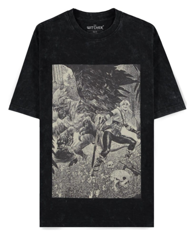Noutati - Tricou The Witcher Ciri and the Basilisk Oficial