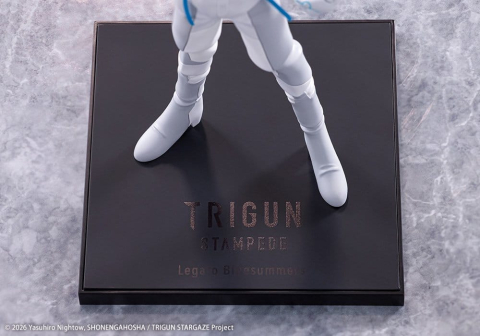 Trigun Oshi Works PVC Figure 1/8 Legato Bluesummers 24 cm [1]