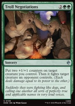 Singles Trading Card Games - Troll Negotiations The Hobbit - Singles 138 FOILED