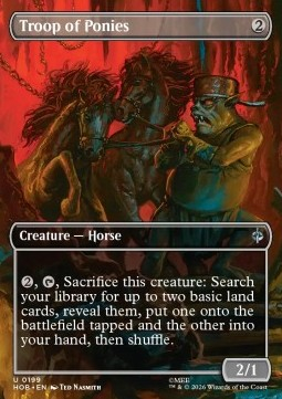 Magic: The Gathering Singles - Troop of Ponies The Hobbit: Extras - Singles 199 FOILED