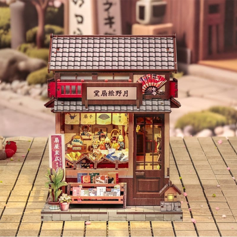 Tsukino Eogi-dou - DIY Miniature House Kit cu LED [1]