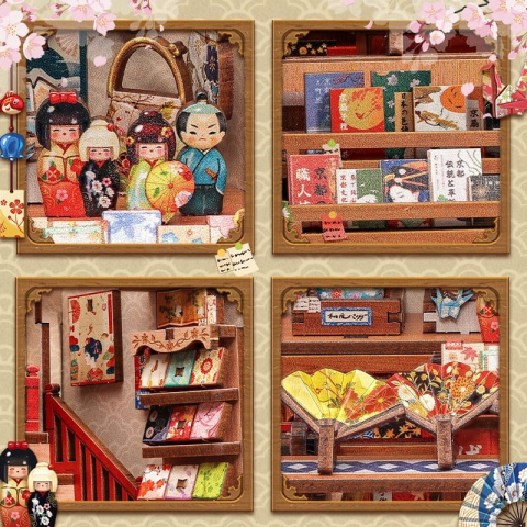 Tsukino Eogi-dou - DIY Miniature House Kit cu LED [3]